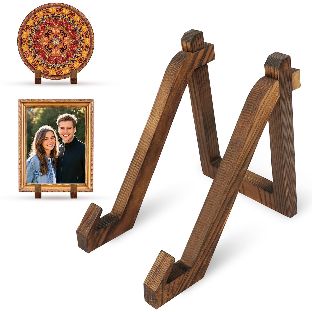 Houten Bordenstandaard Decoratieve Tafelstandaard 8 Inch