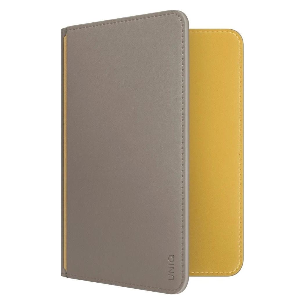 Uniq Belmont RFID Blocking Passport Case - Grey/Yellow (Uni001479-0)