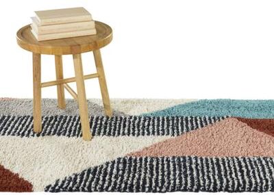 Balta Rugs Merril Mid-century Modern Color Block Shag Area Rug