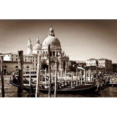 Fototapete PAPERMOON "Venedig Sepia", bunt, B:2m L:1,49m, Vlies, Tapeten