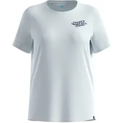 Odlo, Damen, Funktionsshirt, Cotton Blend There'S More Out There (L), Blau, Grau
