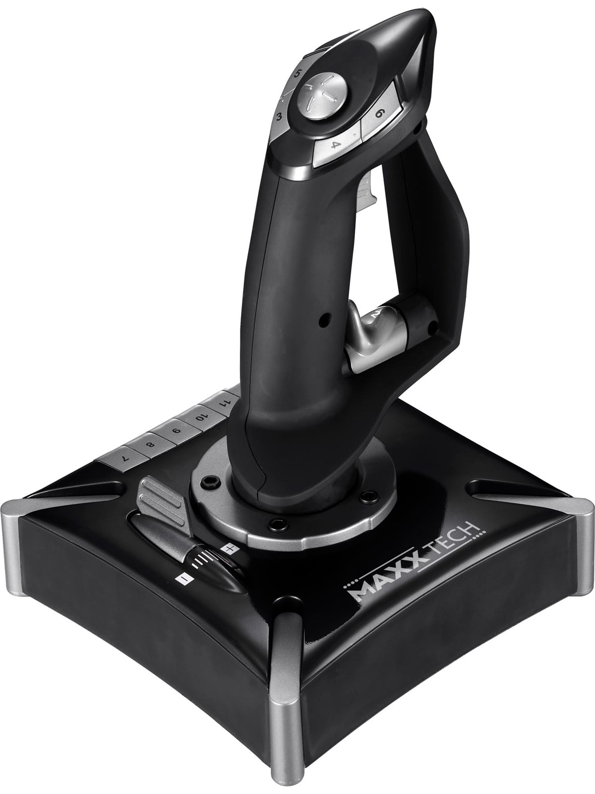 MAXX TECH Pro Flight Combo - Wired Joystick - Sony PlayStation 4