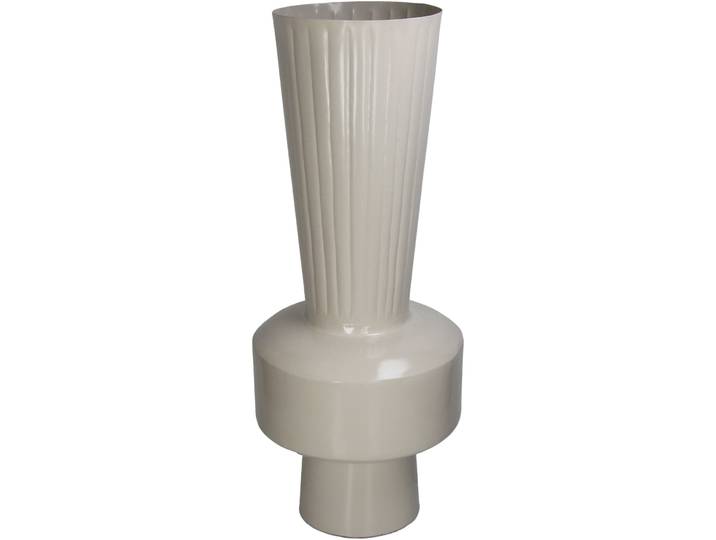 Vase Myko elfenbein Eisen D 26 H 66 cm