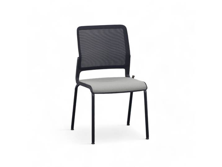 Sitag SitagXilium Mesh visitor chair Gray without armrests, New - Perfect for office and reception
