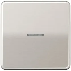 Jung CD10911STRFPT KNX RF Taster, 1fach, Secure, Aluminium eloxiert, Serie CD, platin CD 1091 1ST RF PT