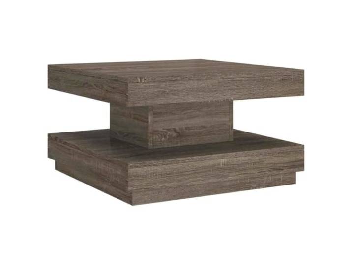 Couchtisch, Grau, 60x60x35cm, MDF Minimalistisches Design, einfache Installation, glatte Oberfläche, Wohnzimmer, stabile Konstruktion, leicht zu reinigen
