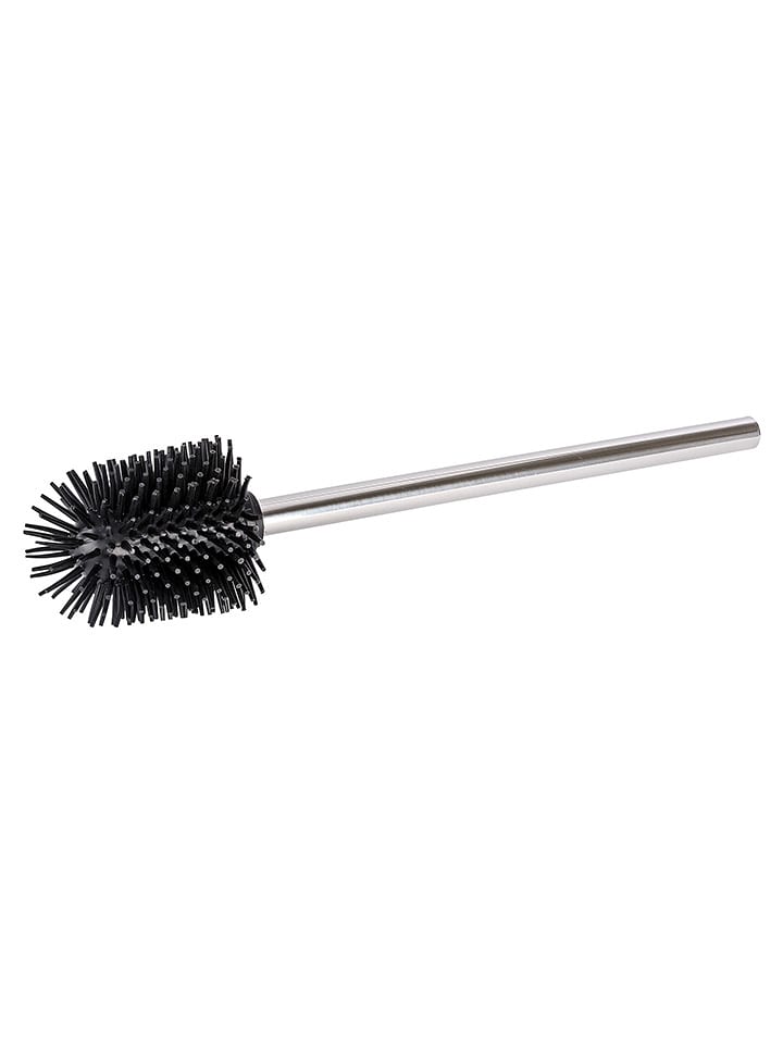 Wenko WC-Bürste in Schwarz/ Silber - (L)35 cm - onesize