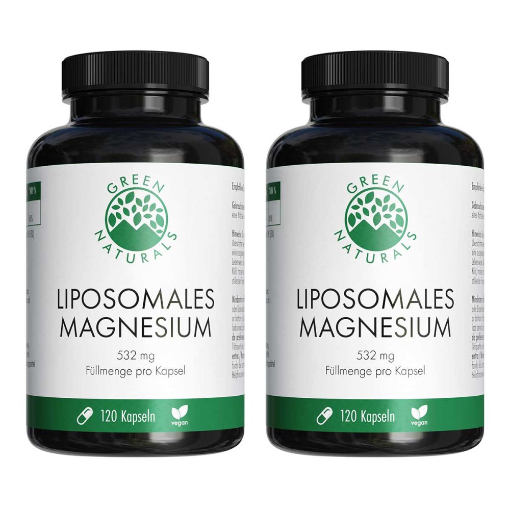 Heilpflanzenwohl GmbH Green Naturals Magnesiumcitrat Liposomal Veg.kaps. 08102961