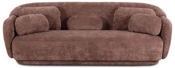 TOV Furniture Misty Textured Knubby Fabric Sofa