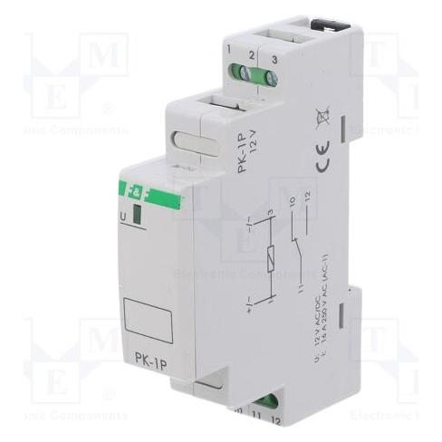 F&R Elektromagnetisches Relais 12V 16A - PK1P12 (PK-1P/12V)
