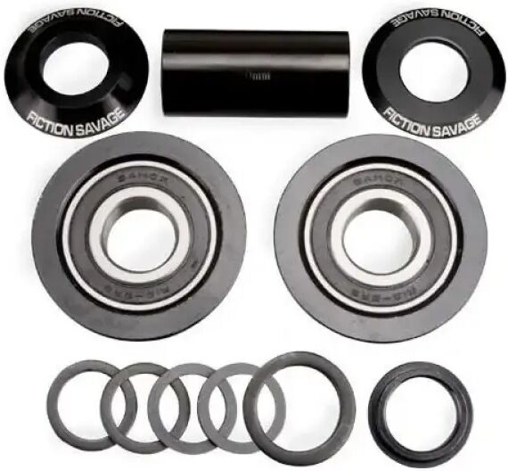 Fiction BMX BMX Tretlager Fiction Savage American BB versiegeltes (19mm - Schwarz)