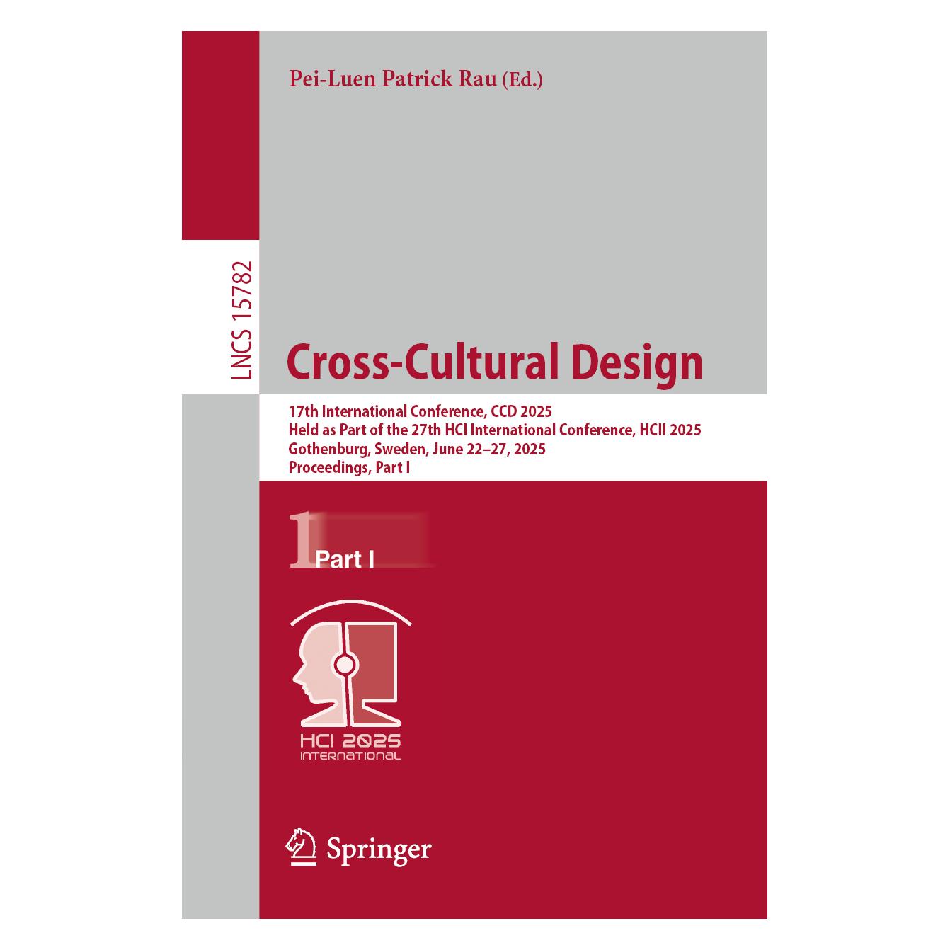 Springer Cross-Cultural Design (Englisch, Softcover, Pei-Luen Patrick Rau) (57916594)
