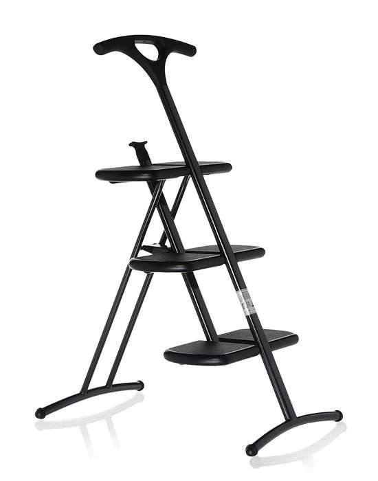 Kartell TiramisÙ Klappleiter (dunkelgrau metallic) dunkelgrau metallic 0700048