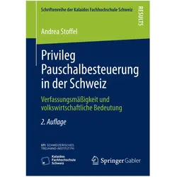 Privileg Pauschalbesteuerung in der Schweiz, Fachbücher von Andrea Stoffel