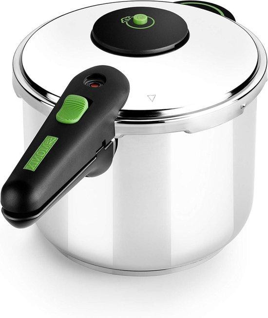 Monix Snelkookpan RVS Druppan Zilverkleurig 6 Liter