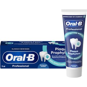 Oral-B Zahnpasta Professional Plaque-Prophylaxe, antibakteriell, 75ml