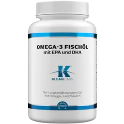 Omega-3 FischÖl 1200 Mg Mit Epa Und Dha Klean Labs 100 St