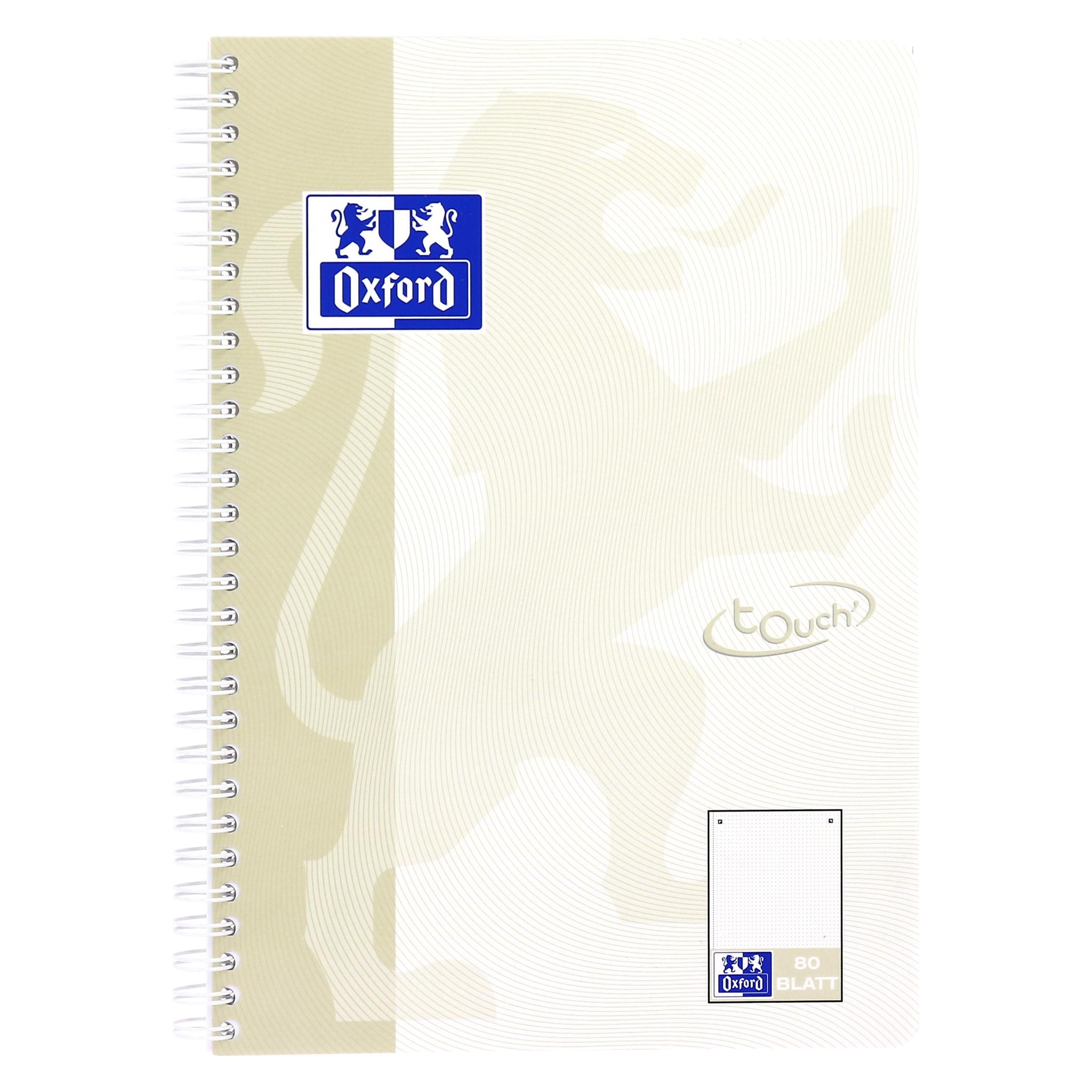 Oxford Collegeblock Touch, DIN B5, gepunktet, 80 Blatt (B5, Gepunktet, Harter Einband) (400132398)