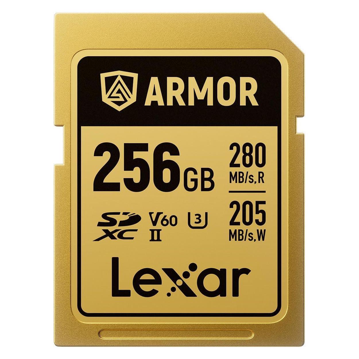 Lexar Armor Gold (256 GB, SDXC, U3, UHS-II) (LSDAMGL256G-RNNNG)