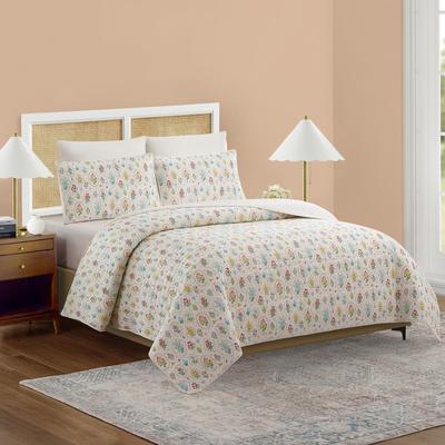 Makers Collective Floral Wallpaper 100% Cotton Quilt Set by Angela Staehling