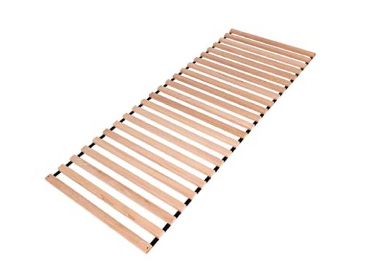 Krok Wood Premium Lattenrost Rollrost mit 20 extra stabilen Leisten aus Massivholz Buche 120x200 cm