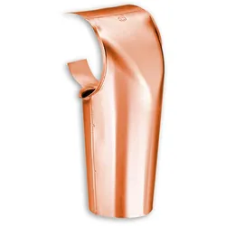 Oberstdorfer Stutzen Grömo, halbrunde Rinne, Nenngröße 333, Ø 139mm, Kupfer