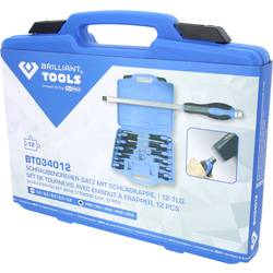 Brilliant Tools BT034012 Schraubendreher-Set 12teilig Schlitz, Kreuzschlitz Phillips