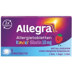 Allegra® Allergie-Schmelztabletten Kinder 6 St
