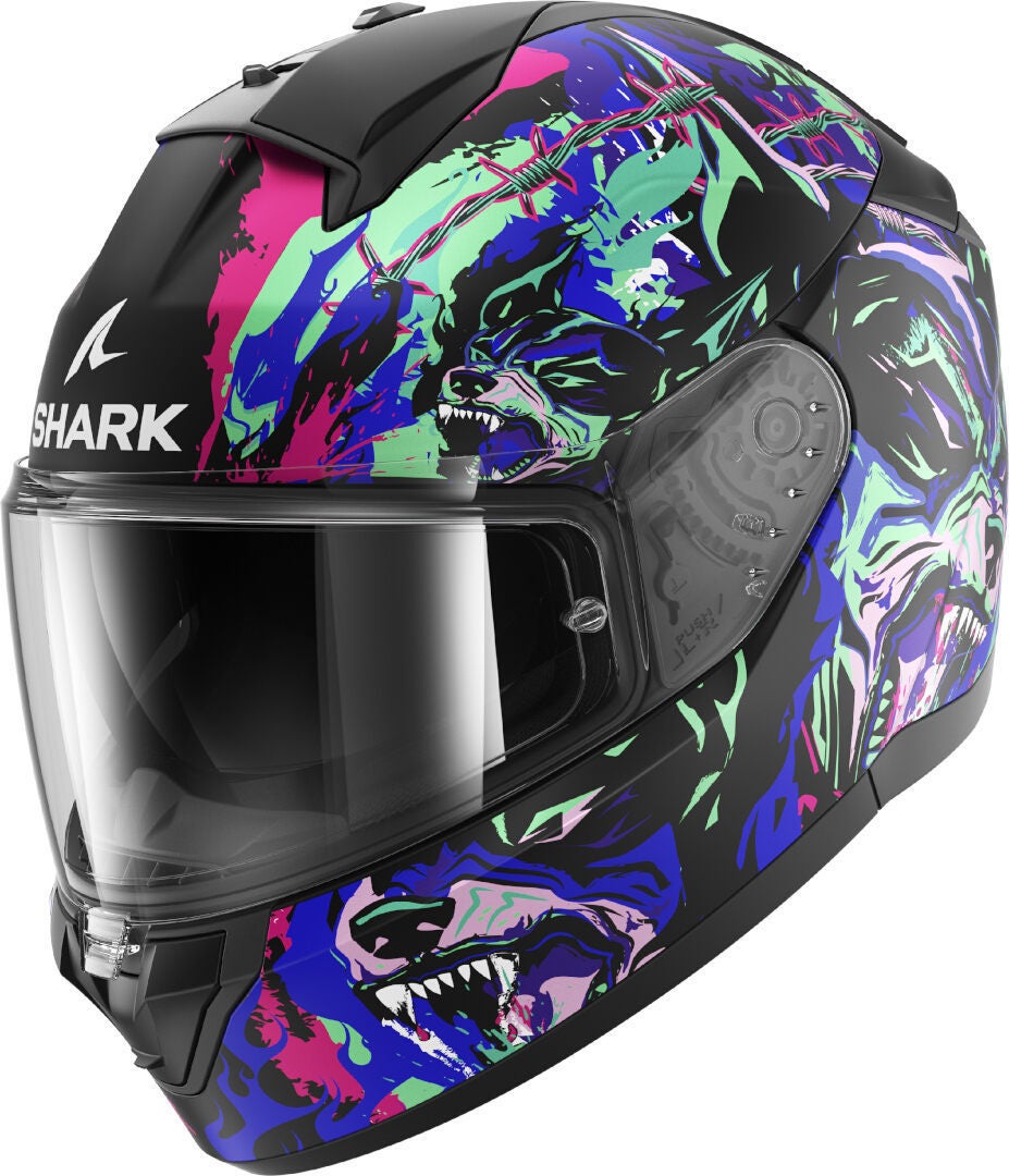 Shark Ridill 2 Raging Beast Helm HE1119E-KVG-XL