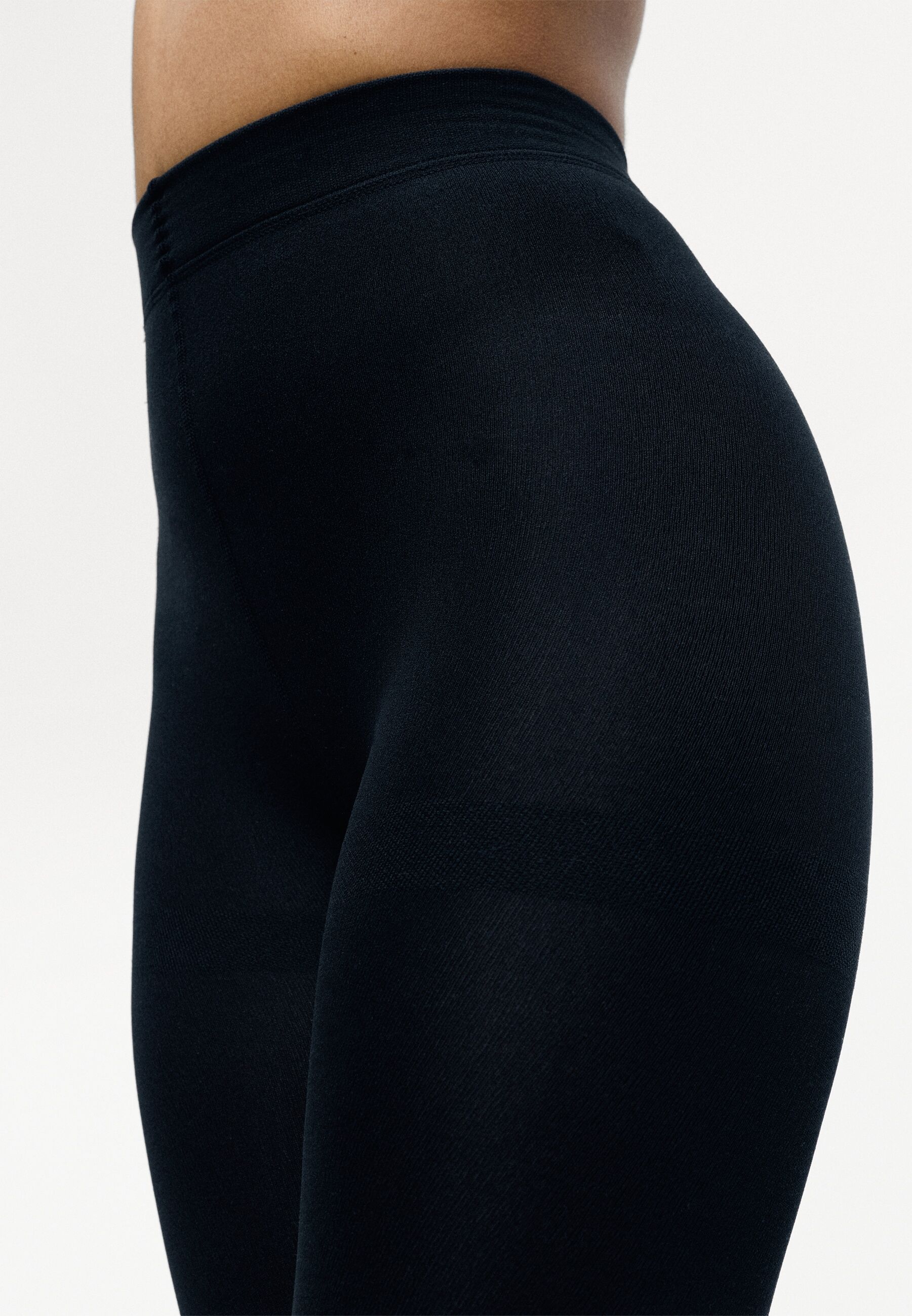 Leggings CAMANO, Damen, Gr. XXL/XXXL, N-Gr, schwarz, Obermaterial: 59% Polyester, 35% Polyamid, 6% Elasthan, Hosen Leggings, für Casualmode, mit druckfreiem Komfortbund, blickdicht