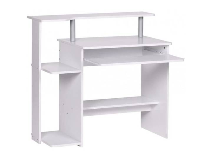 Table ordinateur portable plateau clavier bureau d'ordinateur de bureau plateau blanc table de travail