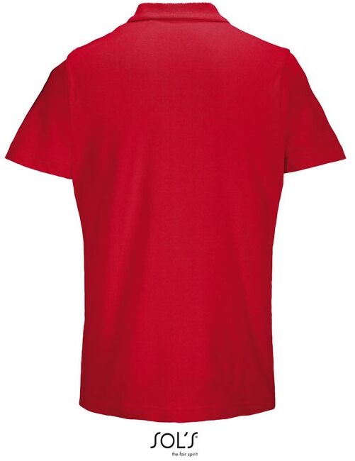 Polo unisexe personnalisé PULSE rouge