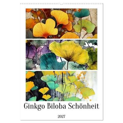 Ginkgo Biloba Schönheit (Wandkalender 2027 DIN A2 hoch), CALVENDO Monatskalender