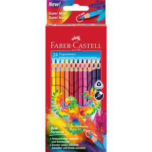 Faber-Castell Buntstifte Ergonomics, 116544, farbig sortiert, 24 Stück