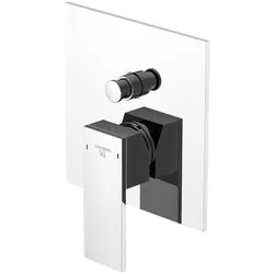 Steinberg Serie 160 Dusch-/Wannenarmatur, Fertigmontageset, zwei Verbraucher, 16021033, Farbe: Chrom