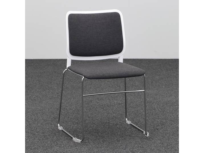 Kufenstühle Narbutas Wait Anthrazit ohne Armlehnen, Neu - Komfortables Sitzen