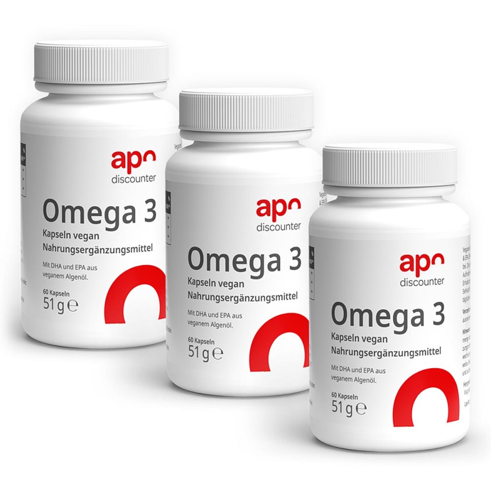 apo.com Group GmbH Omega 3 Kapseln vegan aus Algenöl von apodiscounter 08103964