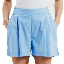Bread and Boxers Poplin Shorts Hellblau Ökologische Baumwolle Small Damen