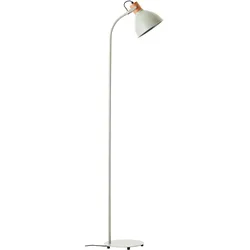 Brilliant, Stehlampe, Erena Standleuchte 1,5m hellgrün Metall/Holz Fussschalter 1x A60, E27 (E27)
