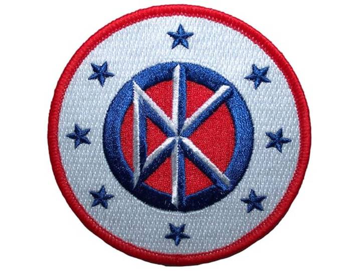 Dead Kennedys Logo And Stars Woven Patch One Size