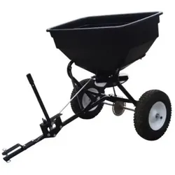 Streuwagen, Anhängerstreuer, Streugutwagen 56 L max. Streubreite 3,5 m, für Sand, Salz und Dünger