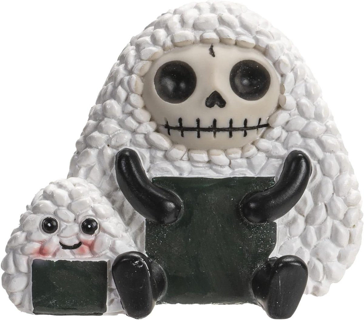 Handbeschilderd Skelet figuur Decoratief verzamelbeeldje Meerkleurig Hoogte: 65 cm