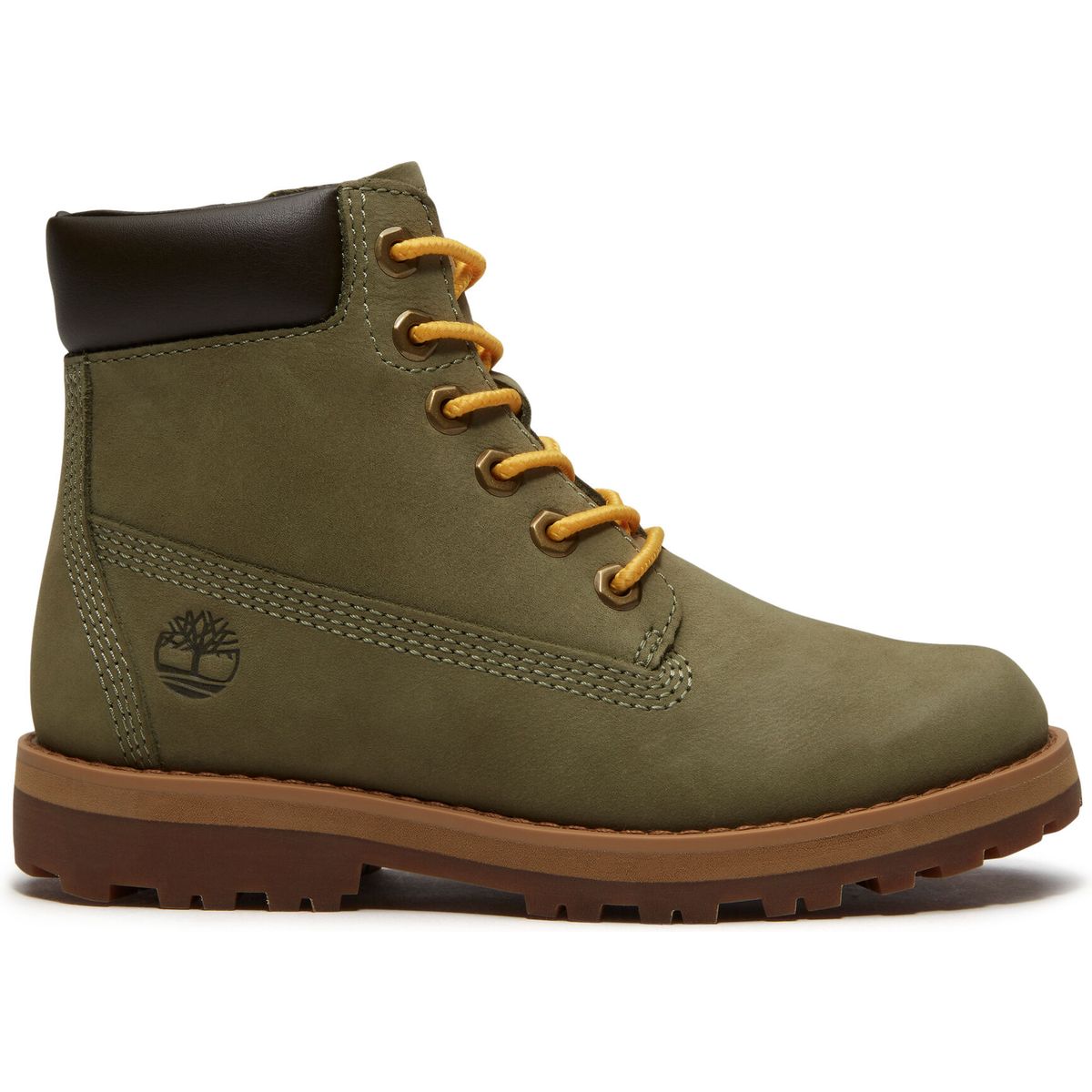 Timberland Kids Mid Lace UP Boot lt grn nubuck 12 TB0A6BKTEP01-12
