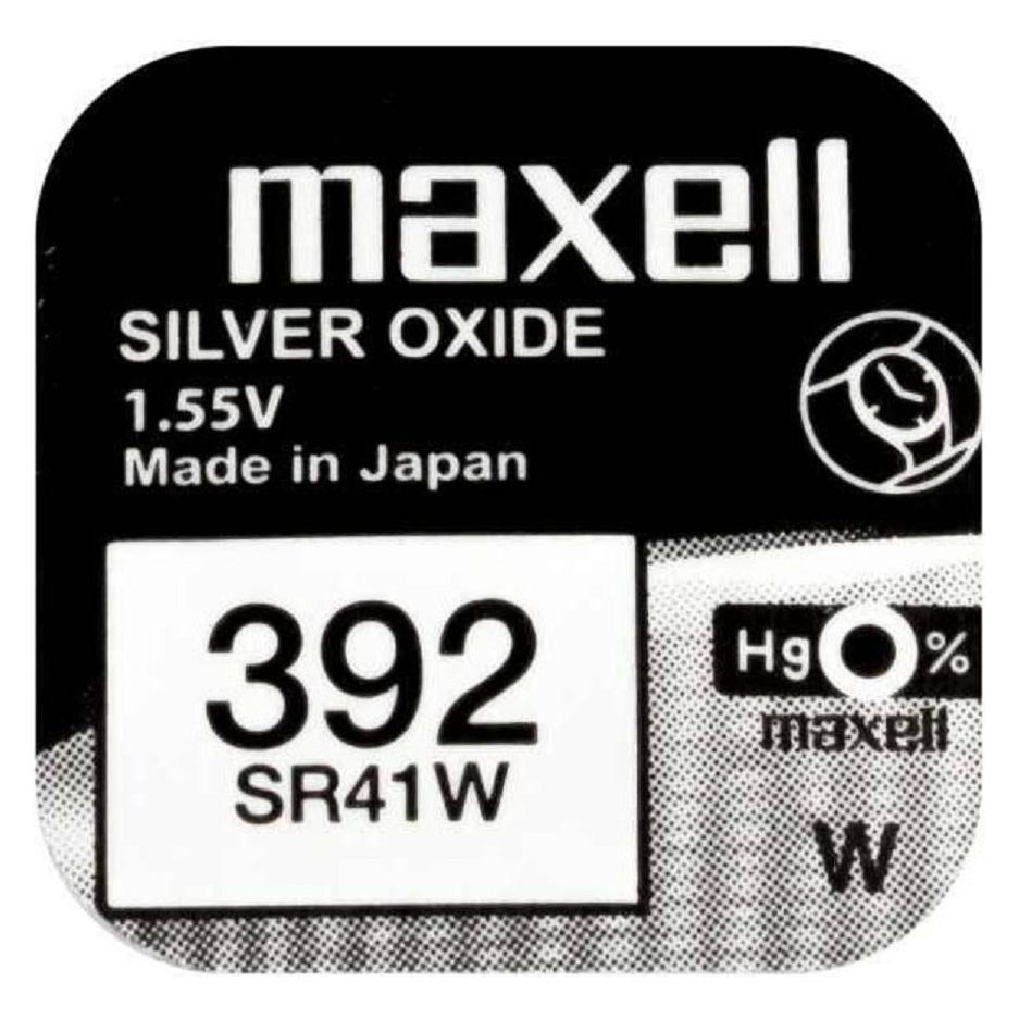 Maxell Silver Oxide SR41W (10 Stk., LR41, 39 mAh) (18290800)