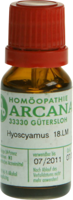 ARCANA Dr. Sewerin GmbH & Co.KG HYOSCYAMUS LM 18 Dilution 10 ml 02602223
