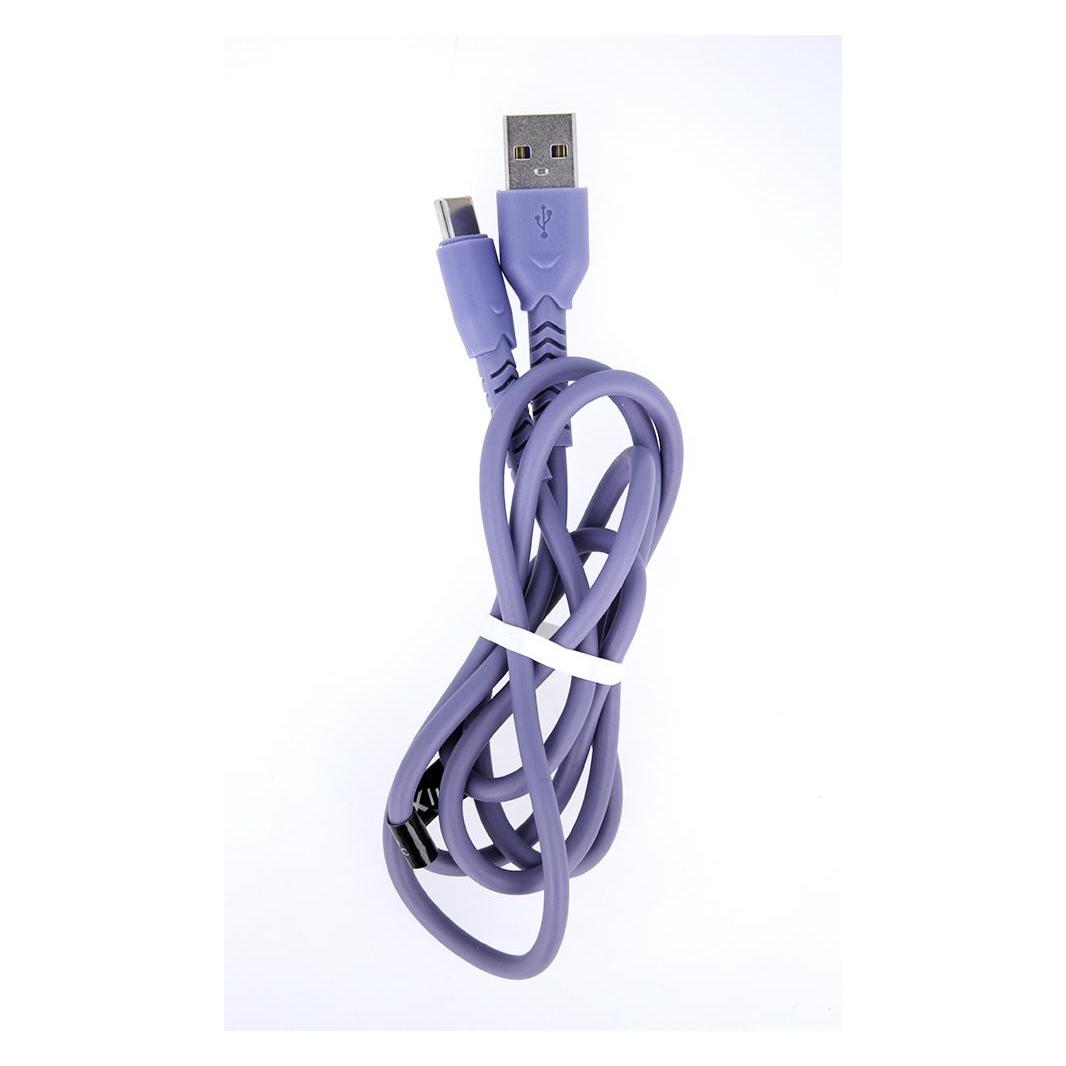 Maxlife MXUC-04 Kabel USB - USB-C 1,0 m 3A lila (1 m, 15 W) (OEM0100851)