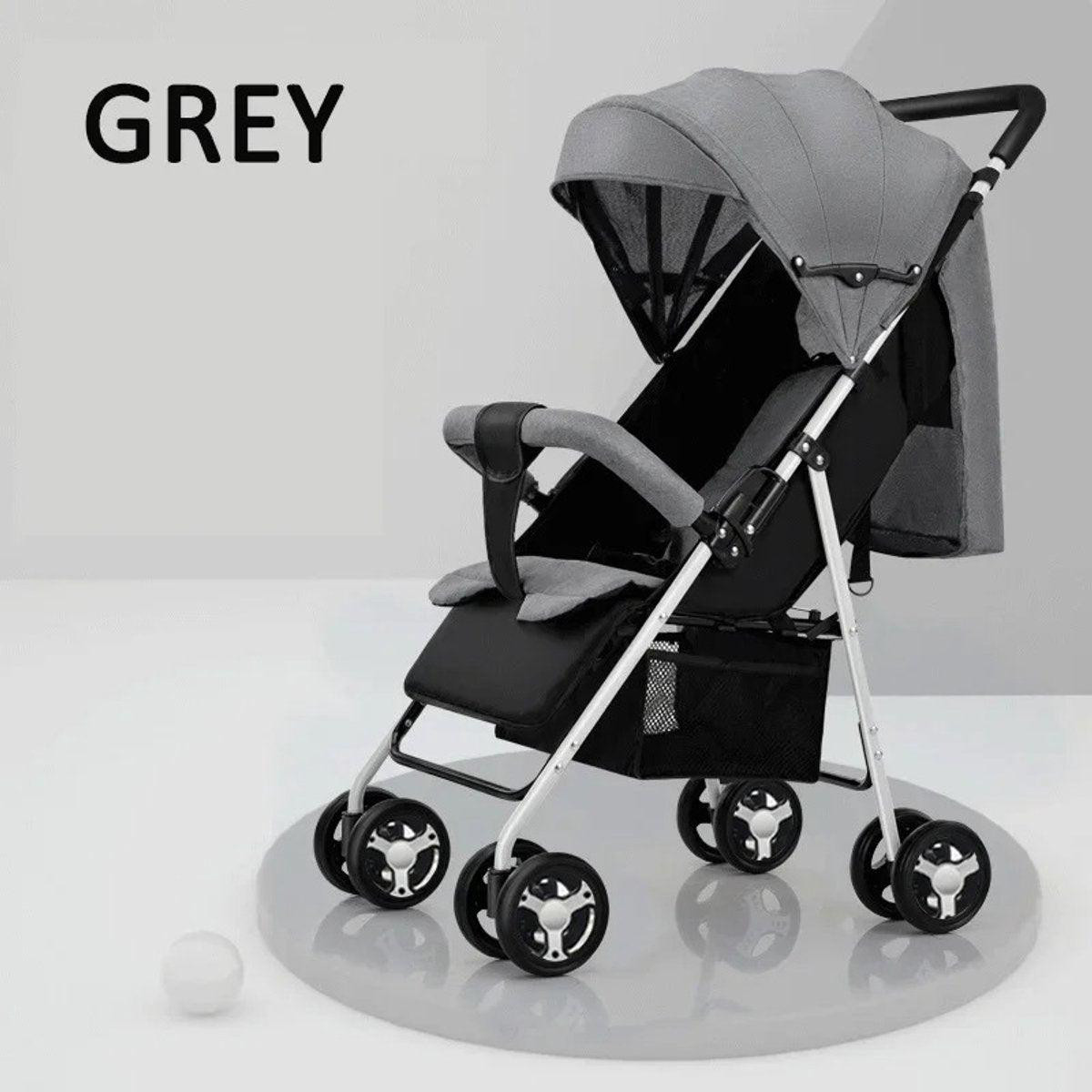 Selius Compacte Inklapbare Lichtgewicht Buggy met Grote Opbergruimte