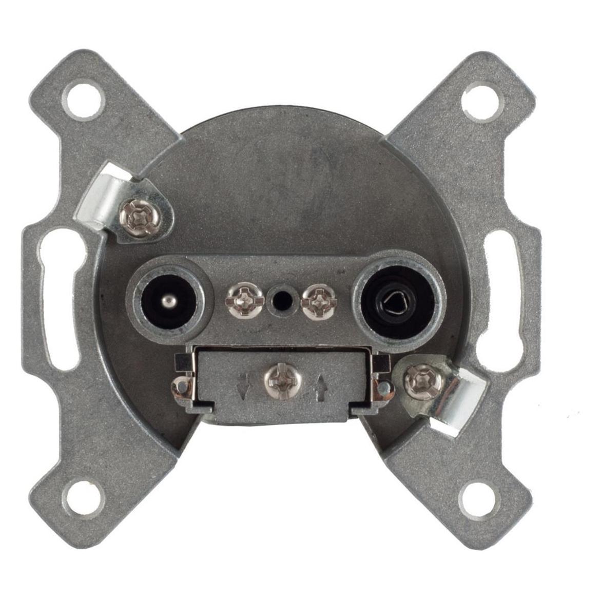Shiverpeaks -BASIC-S--Antennensteckdose, BK, Durchgang, digi.Sonder. Rück, 11 dB, 75 Ohm Widerstand (75 dB, Antennenkabel) (BS83902-11)