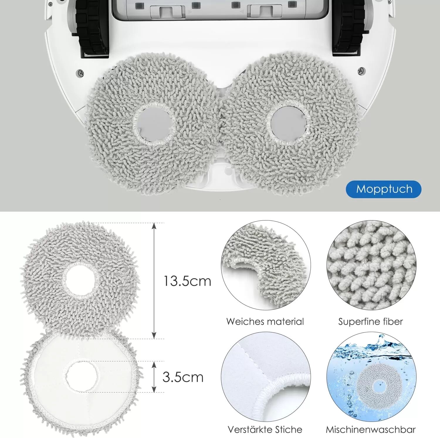 INF Pièces détachées pour Ecovacs T30 Omni, T30 Pro Omni, T30 Max