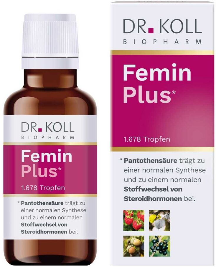 Dr. Koll Femin Plus Doktor koll Gemmo Komplex Himbeere Vitamine b12 50ml